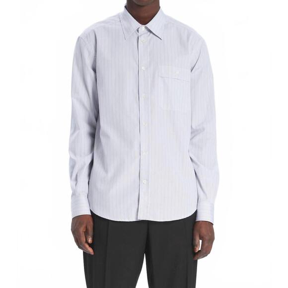 NEW BARENA VENEZIA faziol button up shirt in cielo